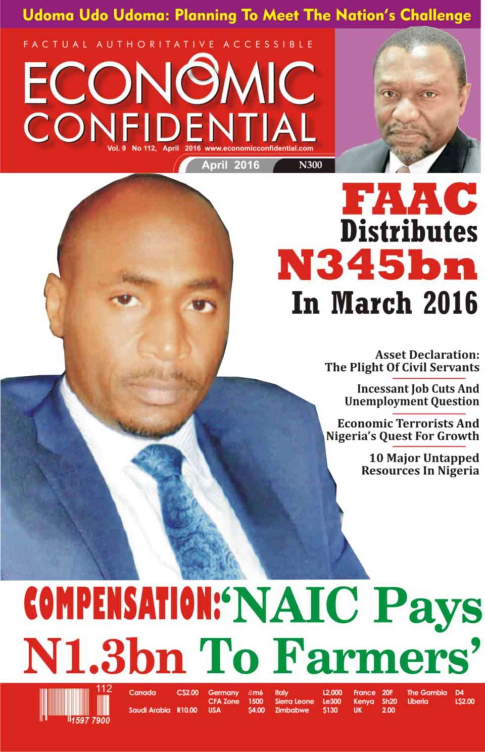 Compensation: NAIC Pays N1.3bn To Farmers’