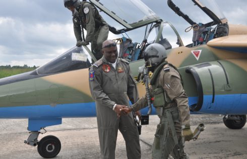 NAF Alpha Jet pilots on Niger Delta