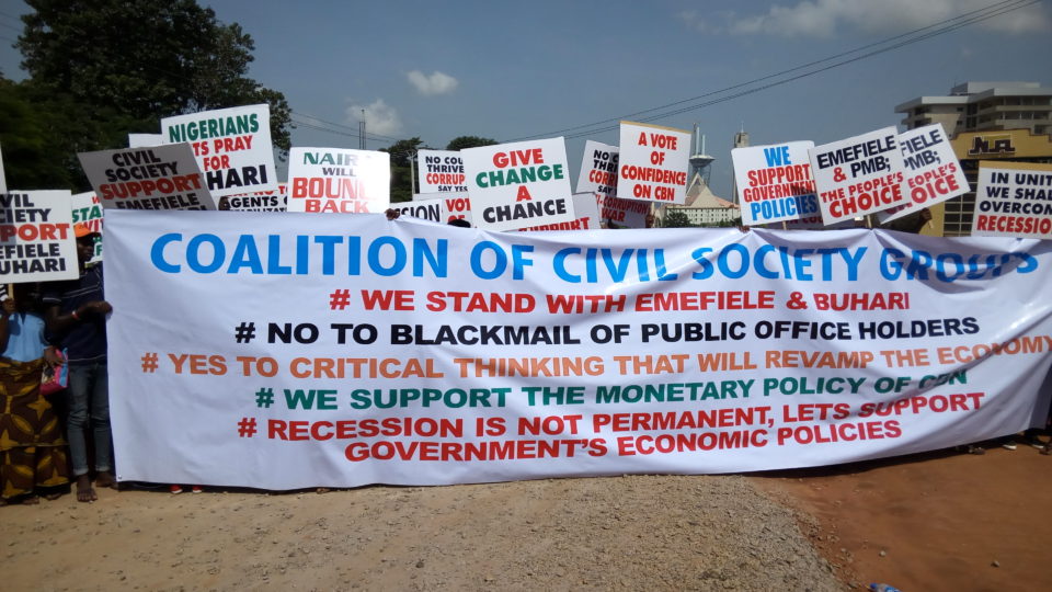 Coalition of Civil Society Backs Buhari’s Economic Team, CBN’s Monetary Policies<br />
<b>Deprecated</b>: strip_tags(): Passing null to parameter #1 ($string) of type string is deprecated in <b>/var/www/vhosts/economicconfidential.com/httpdocs/wp-content/themes/Newspaper/loop-single.php</b> on line <b>64</b><br />
Coalition of Civil Society Backs Buhari’s Economic Team, CBN’s Monetary Policies