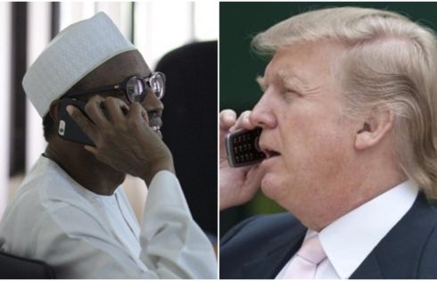 Muhammadu Buhari, Donald Trump