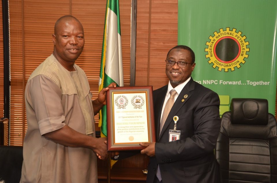 Finance Journalists Confer NNPC Award for Growing Economy with Integrity