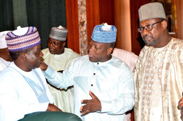 Governor Abdulaziz Yari with other state governors