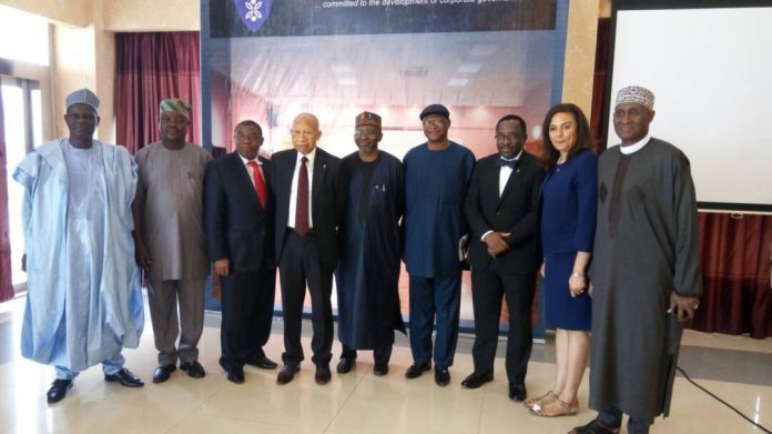 Group Photograph with Members of the Society for Corporate Governance Nigeria