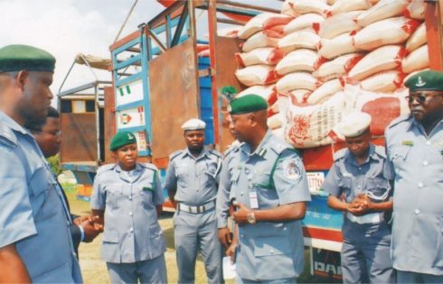 customs impounds foreign rice 