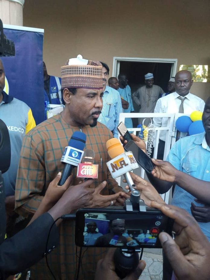 MD KEDCO Dr Gwamna at the inauguration of New office Annex in Kano