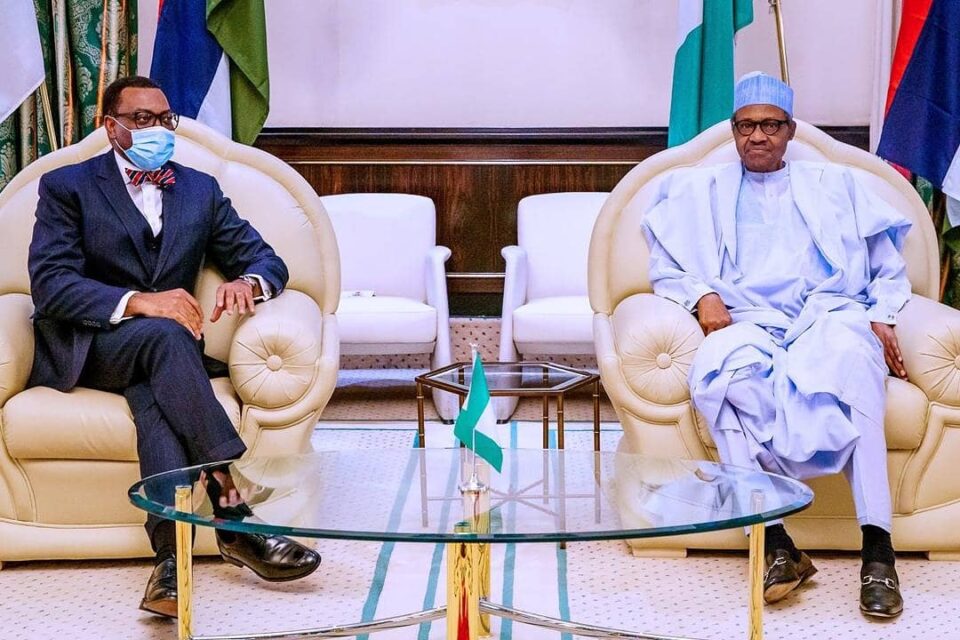 AfDB Election: Buhari tells Adesina “I’ll Stand by You”<br />
<b>Deprecated</b>: strip_tags(): Passing null to parameter #1 ($string) of type string is deprecated in <b>/var/www/vhosts/economicconfidential.com/httpdocs/wp-content/themes/Newspaper/loop-single.php</b> on line <b>64</b><br />
AfDB Election: Buhari tells Adesina “I’ll Stand by You”