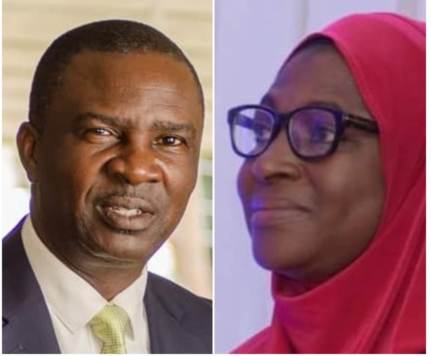 Peter Oyeneye and Saudat Abdulbaqi