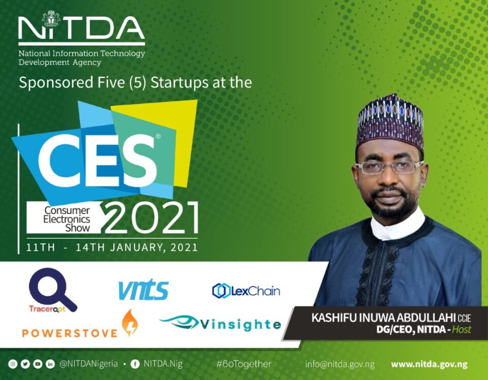 CES 2021: Again, NITDA Sponsors 5 Nigerian Startups for Global Technology Event 