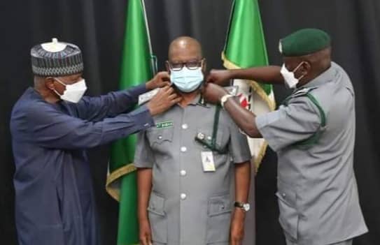 Abdullahi Babani During His Confirmation as DCG of Nigerian Customs Service