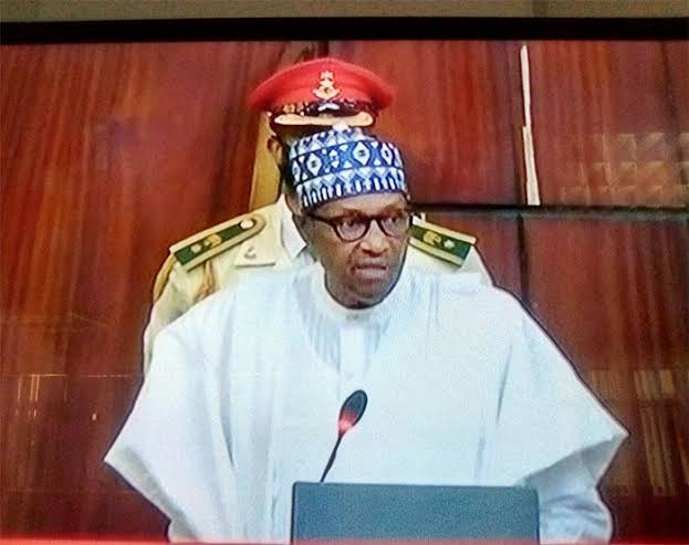 President Muhammadu Buhari Giving The 2022 Budget Speech