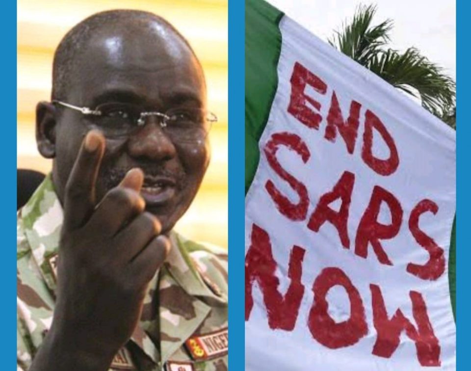 General Buratai and EndSARS