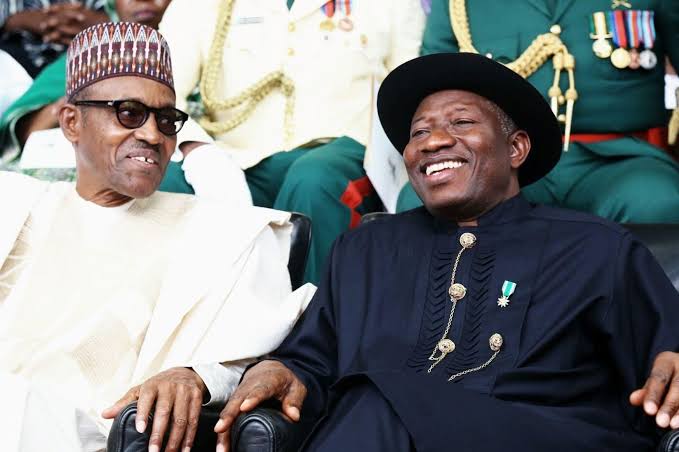 President Muhammadu Buhari and Goodluck Jonathan