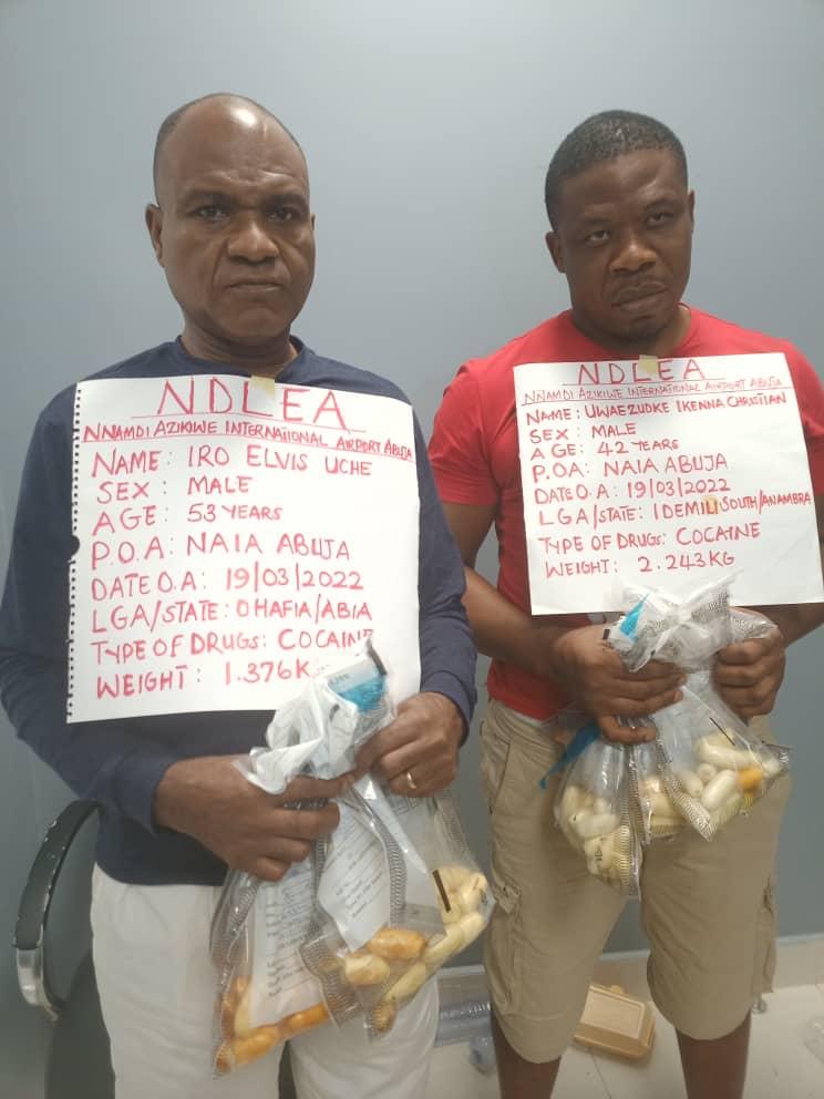 JUST IN: Two Drug Dealers Excrete 165 Wraps of Cocaine in NDLEA Custody<br />
<b>Deprecated</b>: strip_tags(): Passing null to parameter #1 ($string) of type string is deprecated in <b>/var/www/vhosts/economicconfidential.com/httpdocs/wp-content/themes/Newspaper/loop-single.php</b> on line <b>64</b><br />
JUST IN: Two Drug Dealers Excrete 165 Wraps of Cocaine in NDLEA Custody