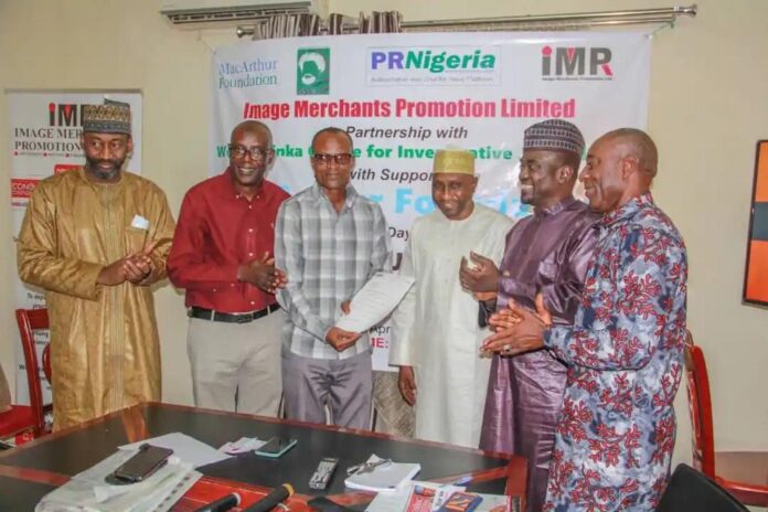 Guests and participants at PRNigeria Media Workshop on Humanitarian Journalism in Abuja