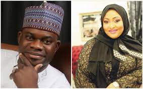Governor Yahaya Bello and First Lady, Rahsidat Bello