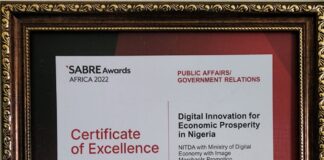 NITDA Bags Award Of Excellence