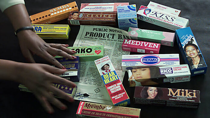 Harsh Creams Used For Skin Bleaching
