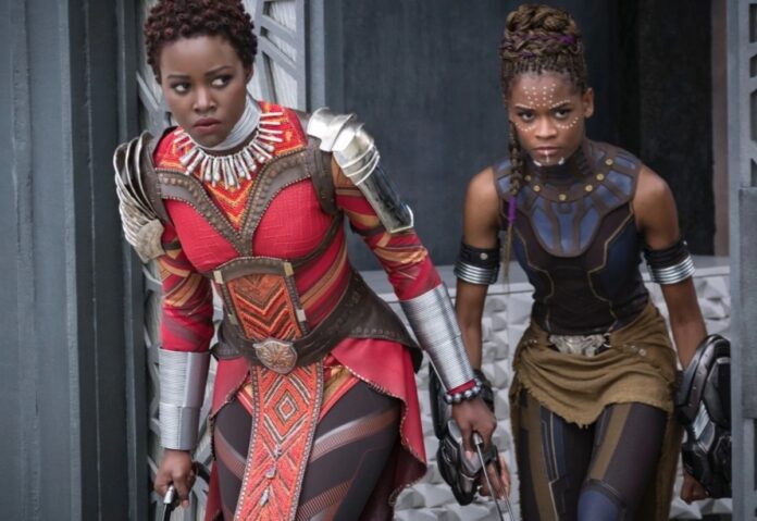 Lupita Nyong'o and Letitia Wright (Black Panther 2)
