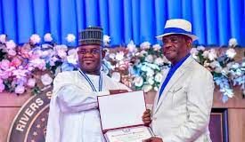 Governor Yahaya Bello and Governor Nyesom Wike