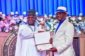 Governor Yahaya Bello and Governor Nyesom Wike