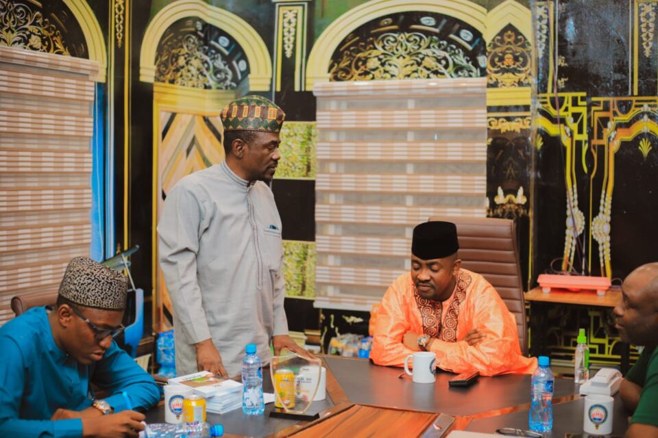 Professor Gwarzo And PRNigeria Team