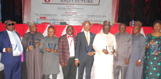 Cross-section of awardees at the 6th Annual Awards and Lecture of Daily Asset Newspaper with the theme " Funding Options for Tertiary Education in Nigeria: A Note for Policy Makers" held in Abuja