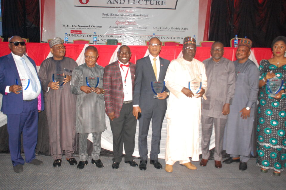Cross-section of awardees at the 6th Annual Awards and Lecture of Daily Asset Newspaper with the theme " Funding Options for Tertiary Education in Nigeria: A Note for Policy Makers" held in Abuja