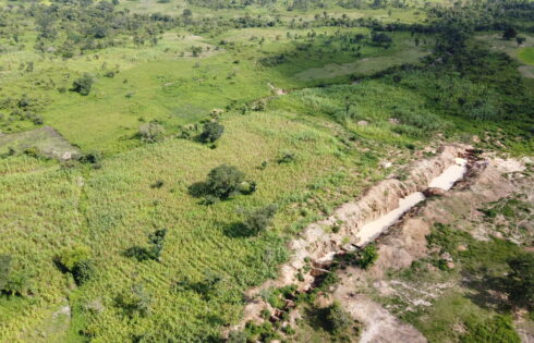 Abandoned silver mining pits in Keffi area of Nasarawa State 