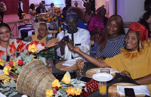 PRNigeria staff enjoy the moment after bagging SABRE African PR Awards 2023 in Lusaka Zambia