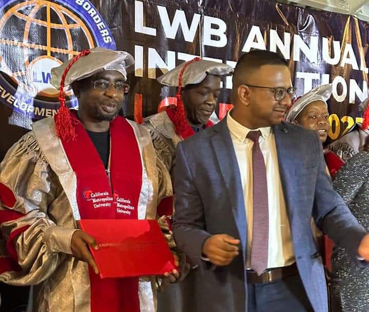 Kashifu Inuwa Abdullahi, CCIE, the Director General, National Information Technology Development Agency (NITDA), conferred with an Honorary Doctor of Business Administration (Leadership and Management) by California Metropolitan University (CMU)