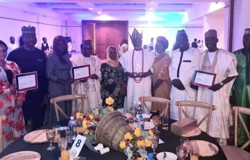 PRNigeria Staff with Dr. Omoniyi Ibietan of NCC and others
