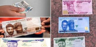 Old And New Naira Notes