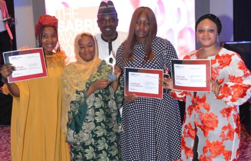 IMPR Ladies Receiving the Award 