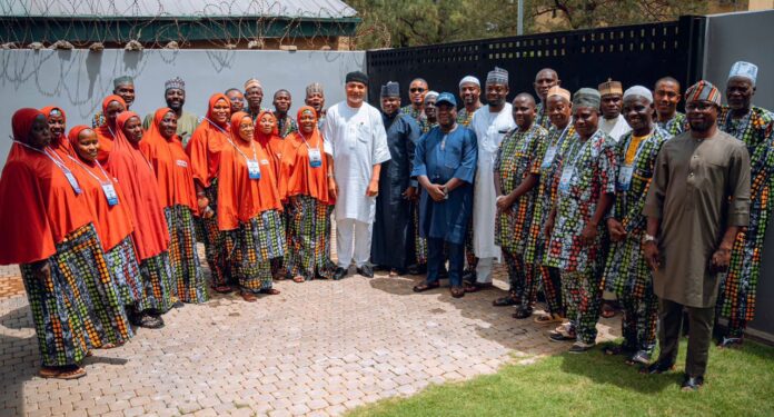 Senator Saliu Mustapha With Kwara State Hajj Pilgrims