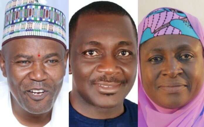 Prof Umar Pate, Emma Dandaura, Saudat Abdulbaqi