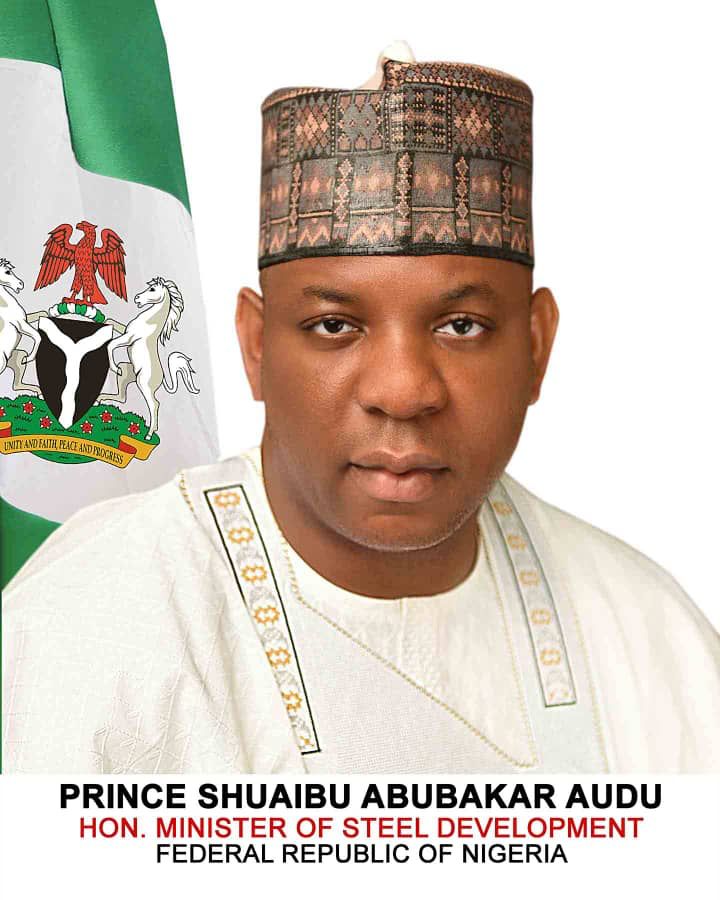 Prince Shuaibu Audu, Minister of Steel Development