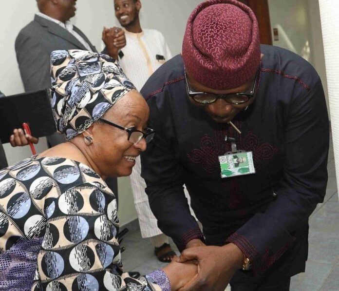Hajia Maryam Uwais and Senator Babafemi Ojudu