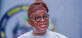 The Minister of Marine and Blue Economy, Adegboyega Oyetola