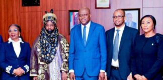 CBN Governor, Olayemi Cardoso Hosts Khalifa Sanusi Muhammad