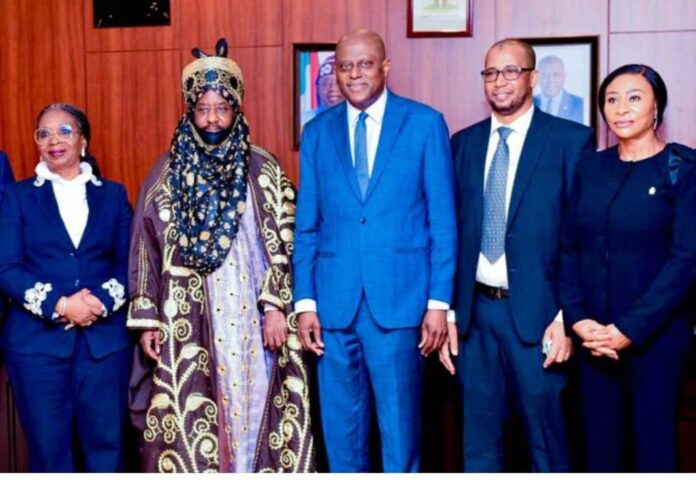 CBN Governor, Olayemi Cardoso Hosts Khalifa Sanusi Muhammad