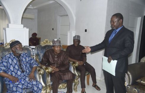 VON DG, Mallam Jibrin Baba Ndace and VON Staff Pay Condolence Visit to the Family of the Late Professor Stella Effah-Attoe