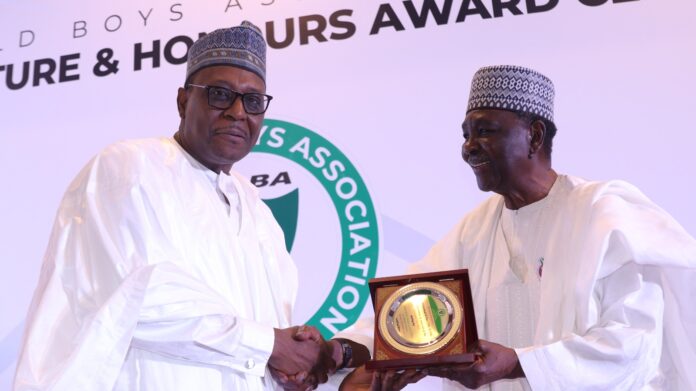 Prof Ali Pate and General Yakubu Gowon at Barewa Old Boys' Lecture