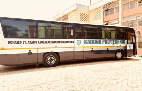 Bus Donation By Prof Gwarzo