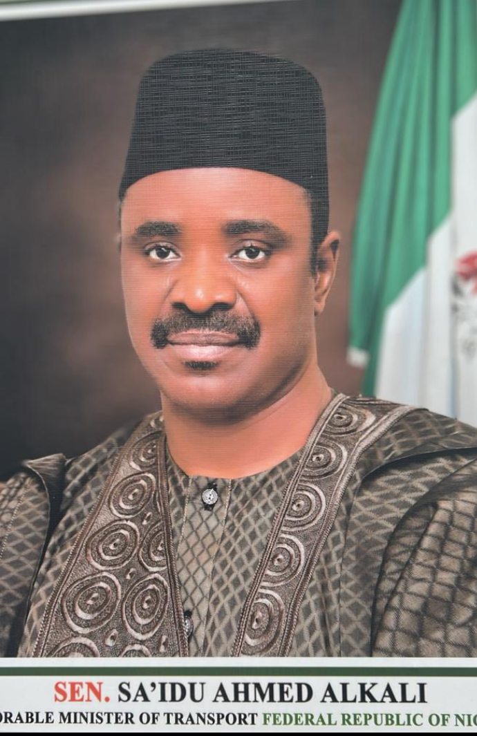 The Minister of Transport, Senator Sa'idu Ahmed Alkali.