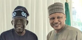 Bola Ahmed Tinubu and Mohammed Idris Malagi