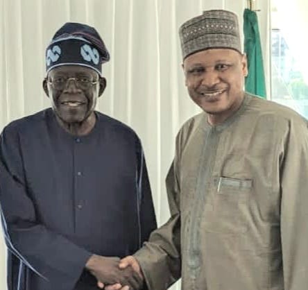 Bola Ahmed Tinubu and Mohammed Idris Malagi