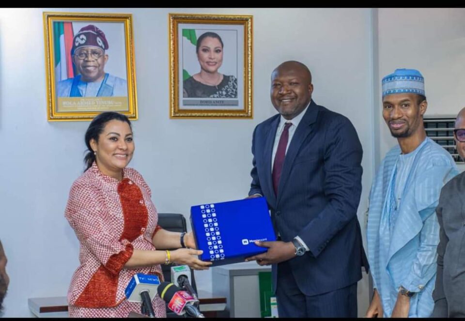 Dr. Doris Uzoka Anite, Minister of Industry, Trade and Investment, and Hussaini Ishaq Magaji, SAN, Registrar-General/Chief Executive Officer of the Corporate Affairs Commission (CAC)