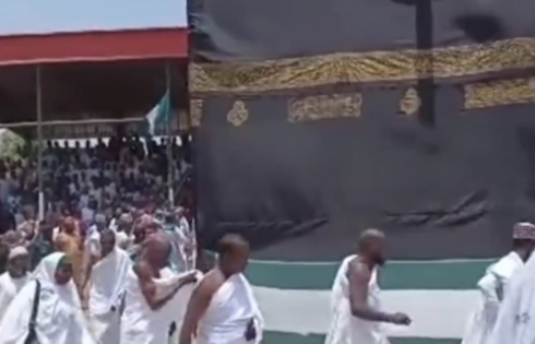 A model Kaaba built in Kano for training 