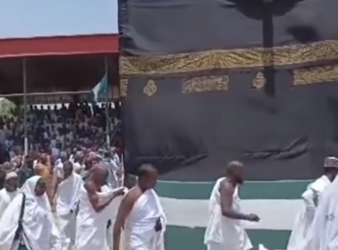 A model Kaaba built in Kano for training