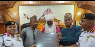 CISLAC Courtesy Visit to the Emir of Kaltungo, Kaltungo Emirate, Gombe state.